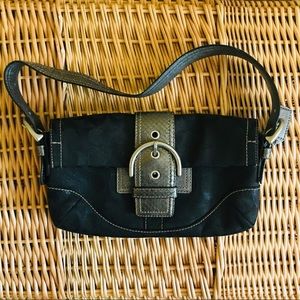 black coach bag